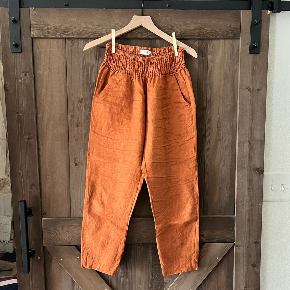 Emme Mama Transitional Linen Pants